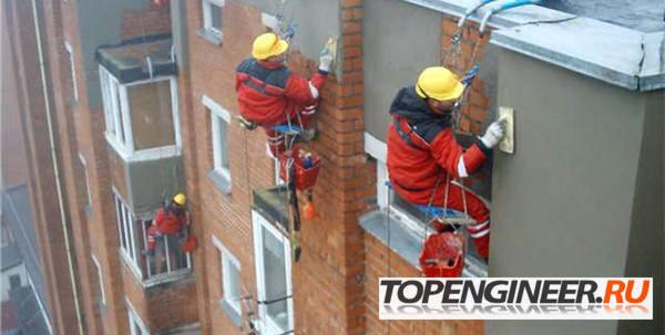 Монтаж фасадов зданий - 